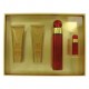 PERRY ELLIS "360 RED" 4PC SET 3.4 OZ EDP + 3 PCS [WSET]